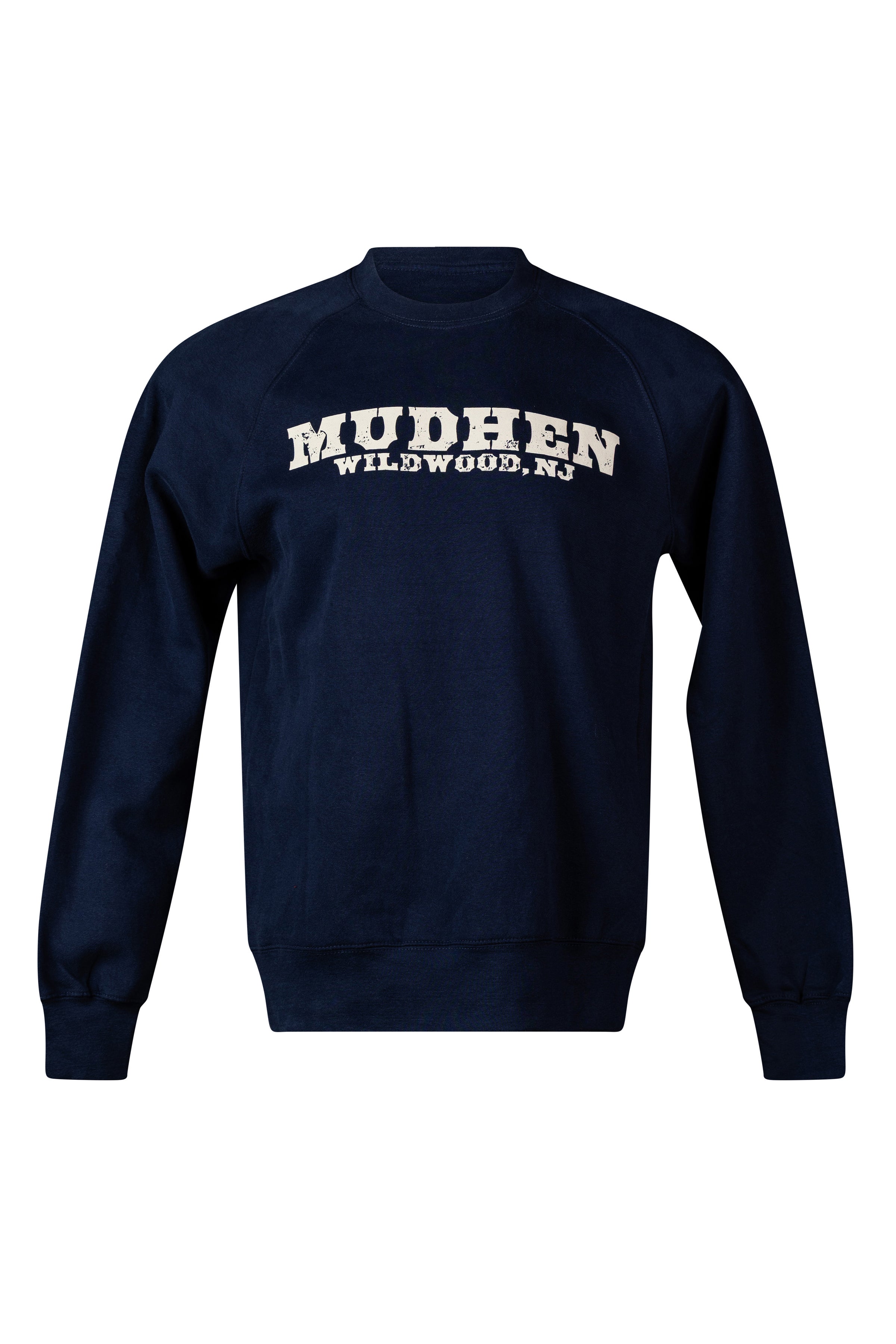 Crewneck Sweatshirt – Navy | MudHen Brewing Hop Shop