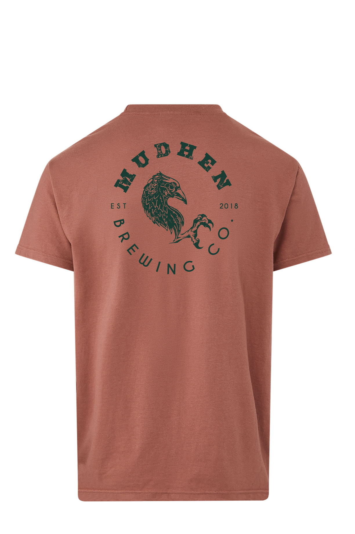 Mudhen Circle Logo Tee - Desert Clay | MudHen Brewing Hop Shop
