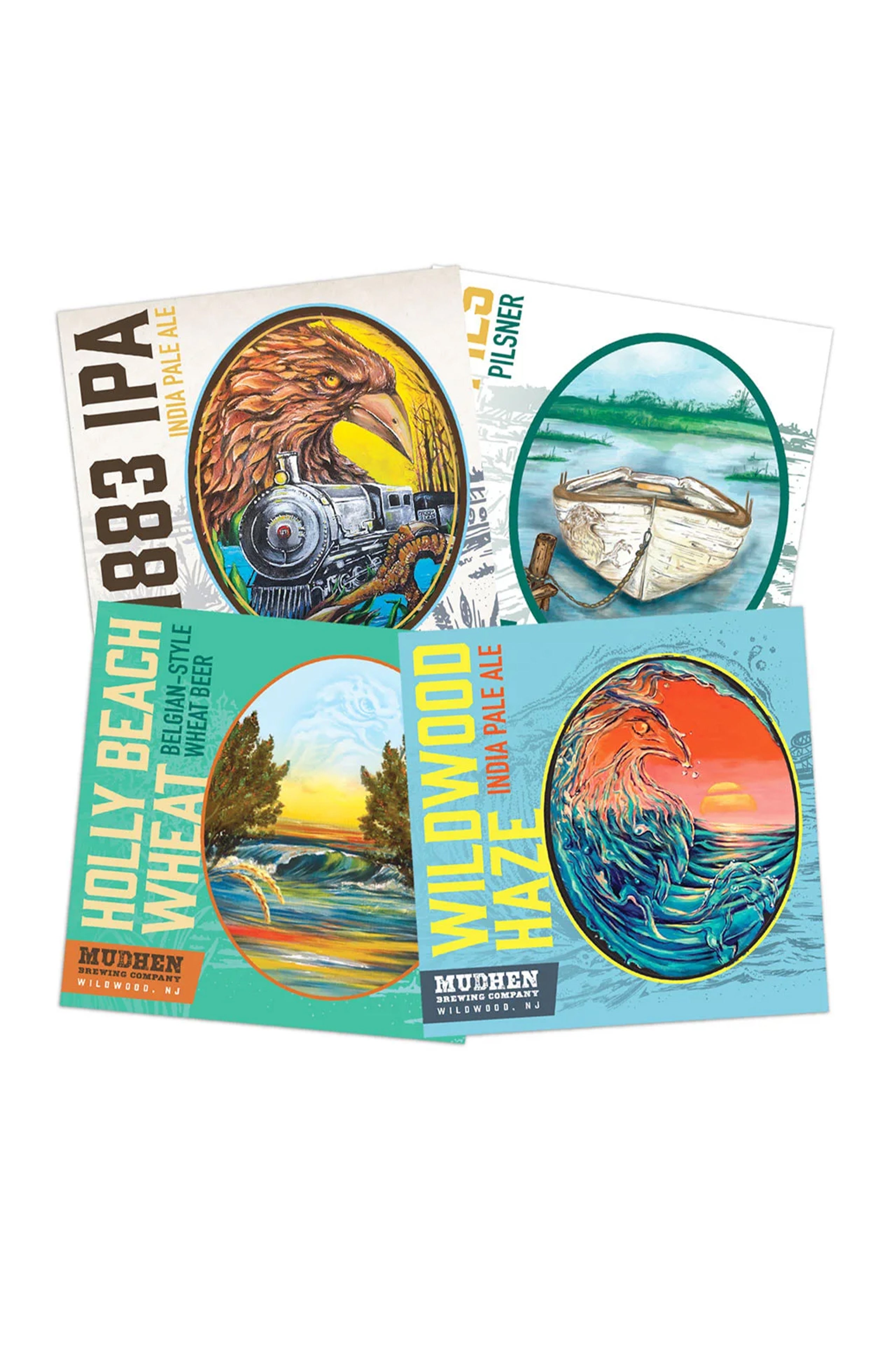Flagship Coaster MudHen Flagship Coasters | MudHen Brewing Hop Shop