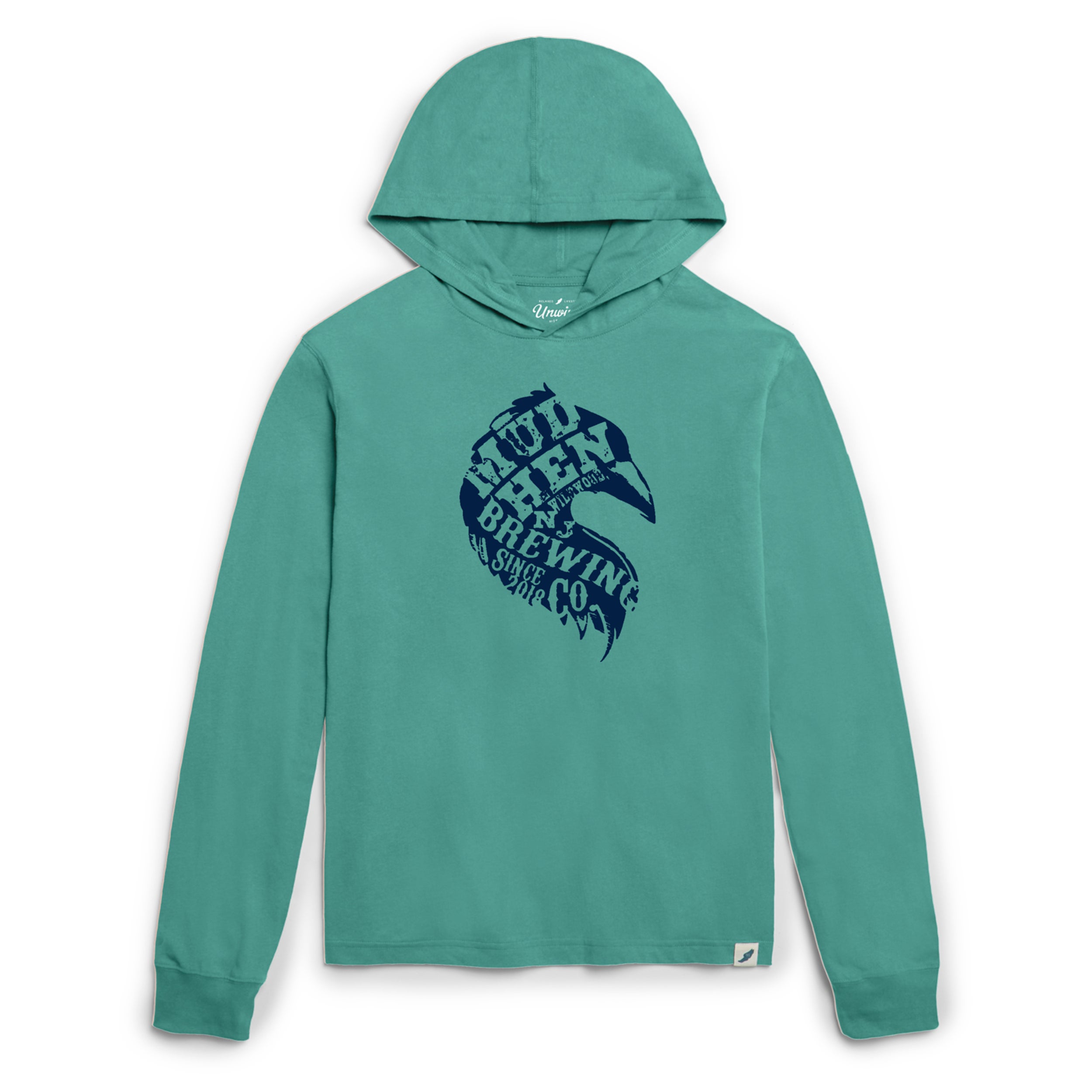 Tumble ls hen hood washed jade mudhen brewing hop shop